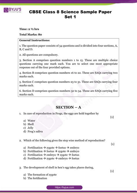 Sample Question Papers .